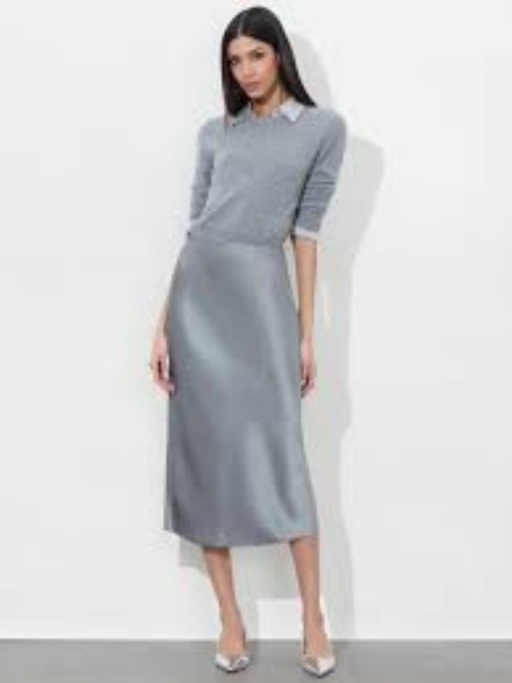 8 - NWT ALICE + OLIVIA MAEVE  SLIP SKIRT